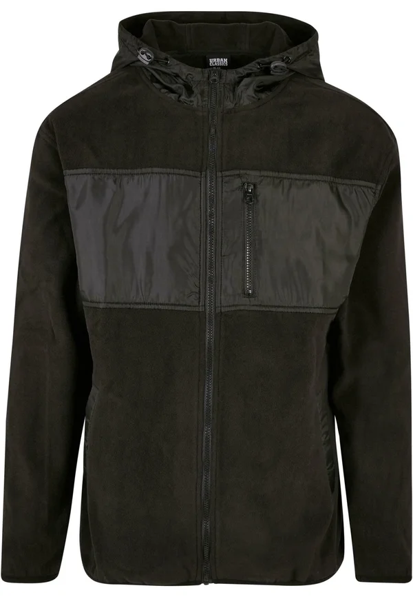 HOODED MICRO - Fleecejacke - black