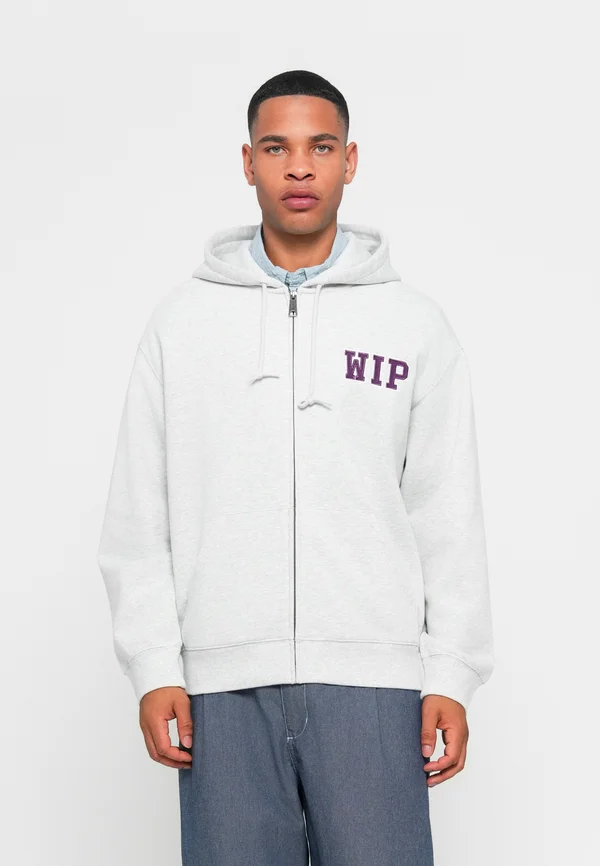 HOODED MINI WIP JACKET - Sweatjacke - ash