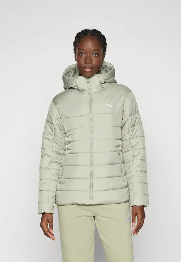 HOODED PADDED - Winterjacke - lux army