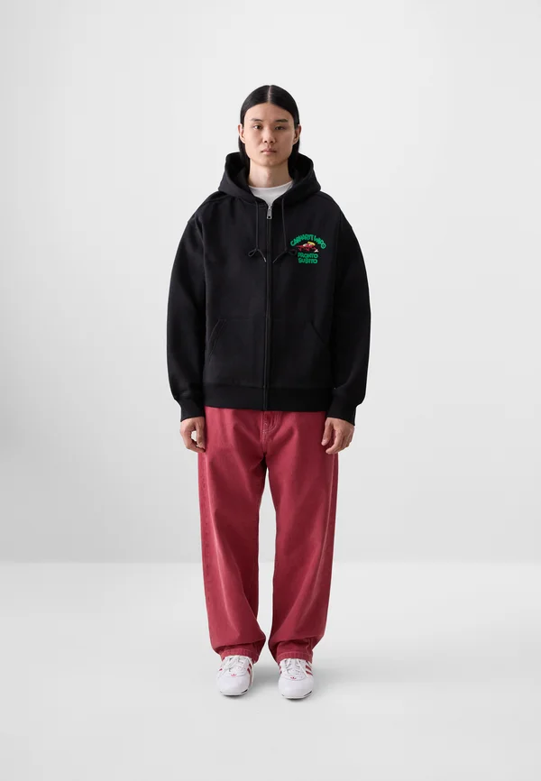 HOODED PRONTO JACKET - Sweatjacke - black