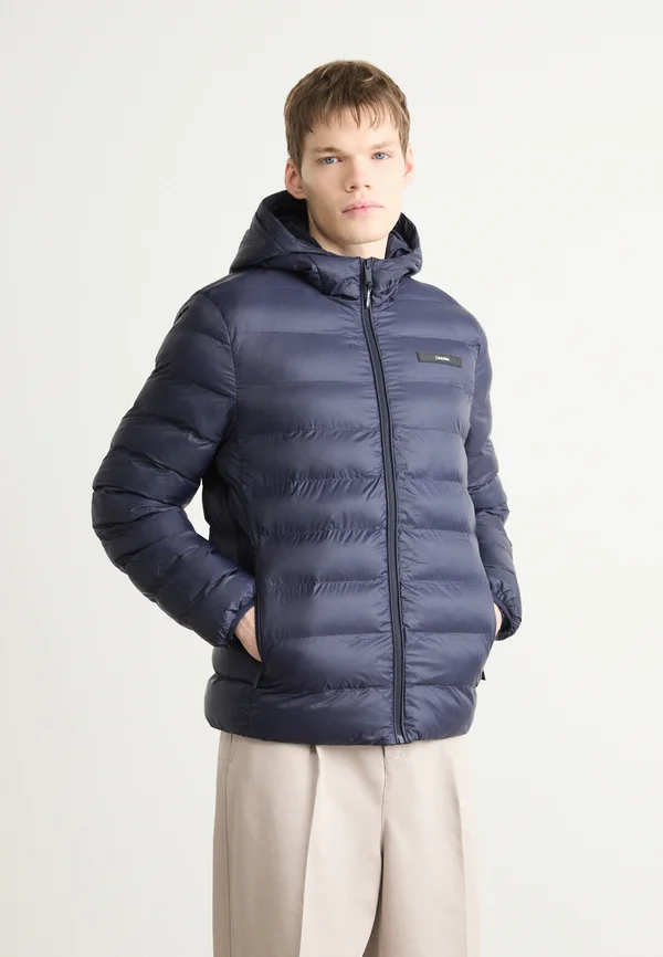 HOODED PUFFER JACKET - Übergangsjacke - night sky