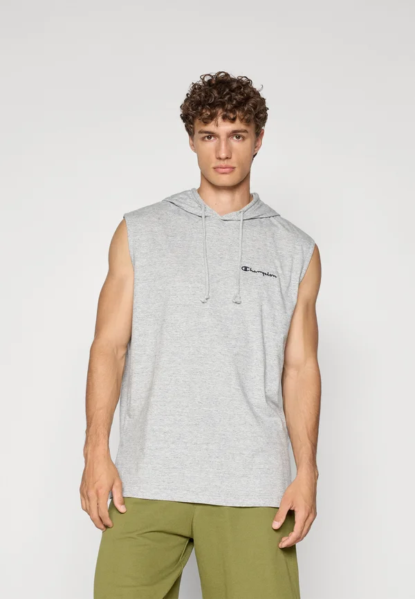 HOODED TEE - T-Shirt print - grey