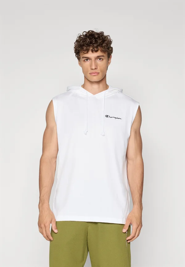 HOODED TEE - T-Shirt print - white