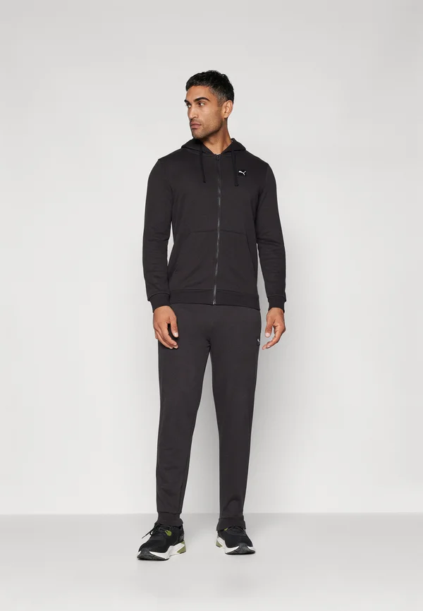 HOODED - Trainingsanzug - black
