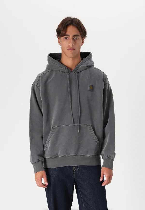 HOODED VISTA  - Kapuzenpullover - graphite garment dyed