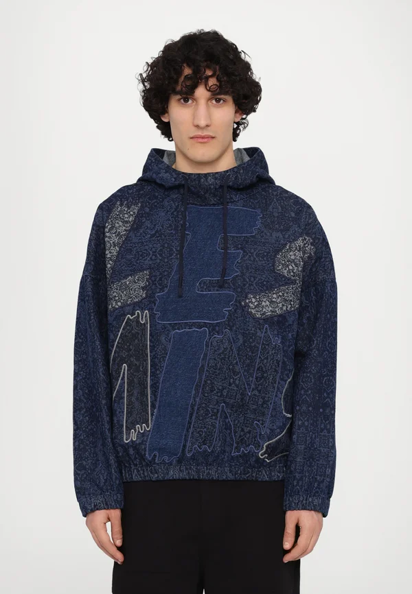 HOODIE - Jeansjacke - indigo