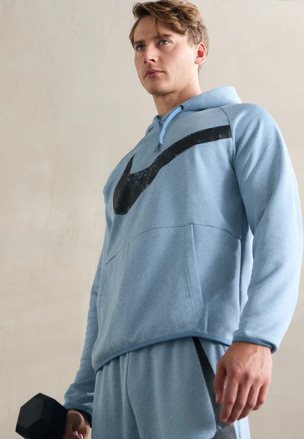 HOODIE  - Kapuzenpullover - aegean storm/black