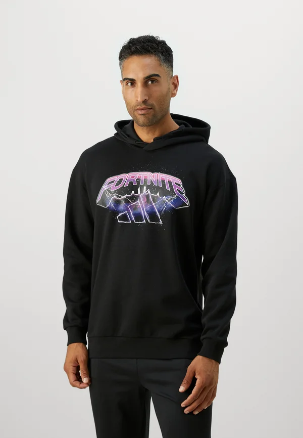 HOODIE - Kapuzenpullover - black