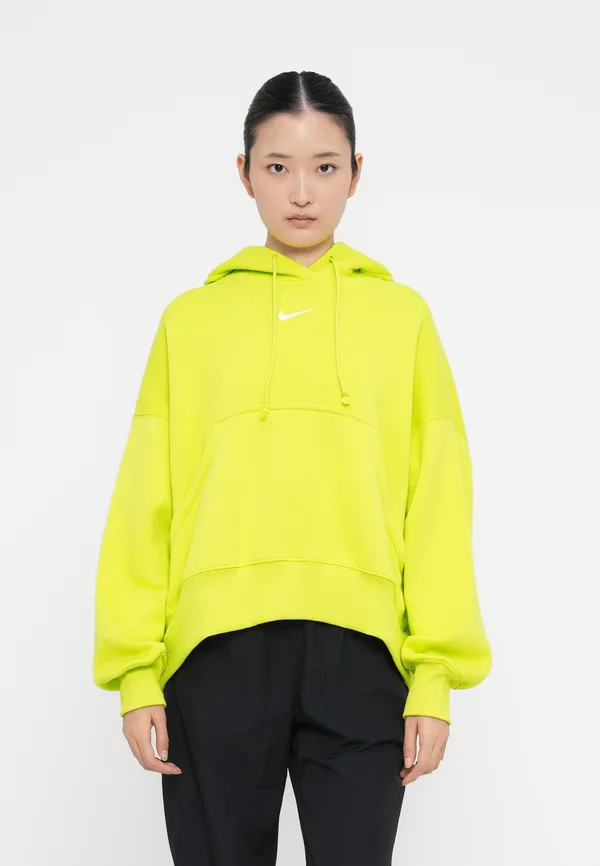 HOODIE - Kapuzenpullover - neon yellow