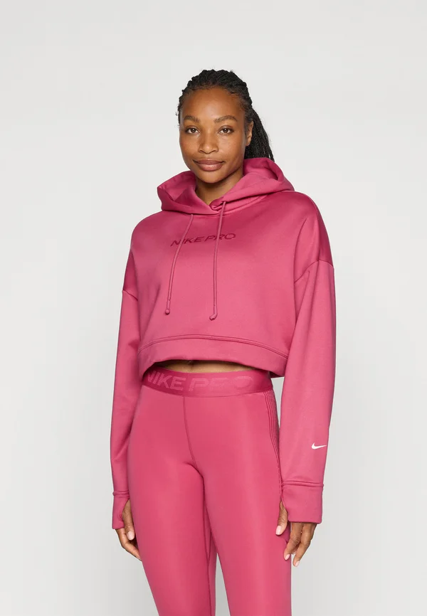 HOODIE - Kapuzenpullover - sweet beet/white