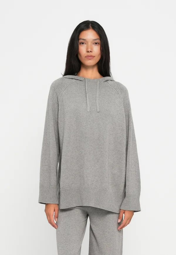 HOODIE KIANA - Strickpullover - grey
