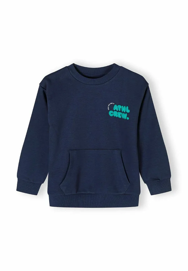 HOODIE POCKET LONG SLEEVE - Sweatshirt - navy