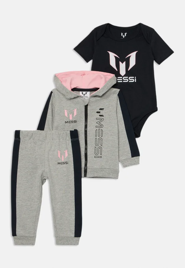 HOODIE SET - T-Shirt print - grey