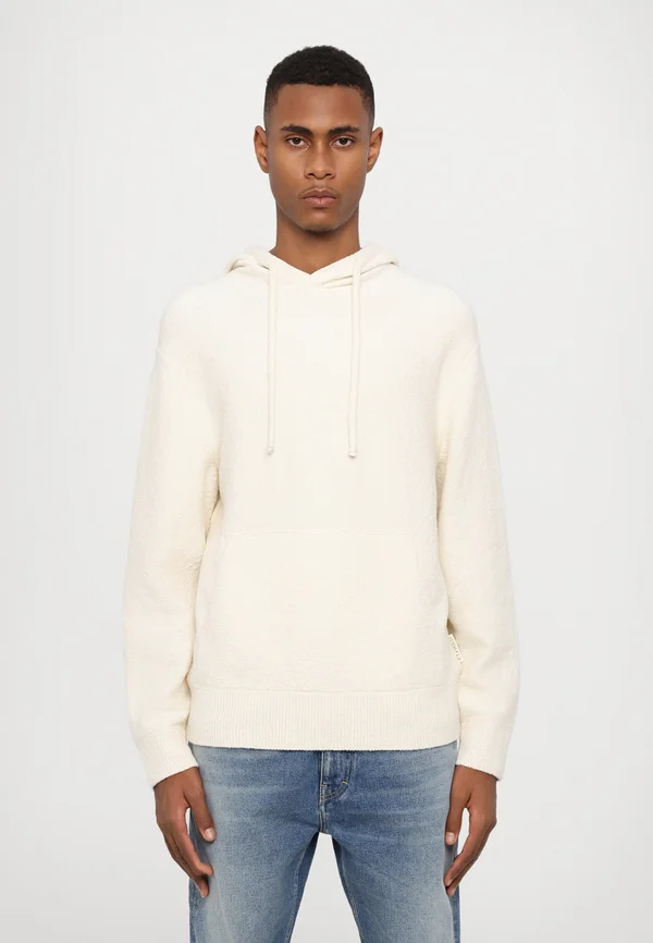 HOODIE - Strickpullover - ivory