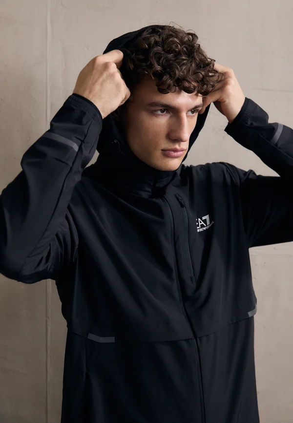 HOODIE - Trainingsjacke - black