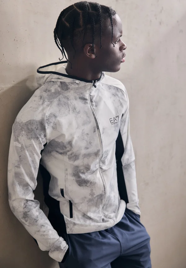 HOODIE  - Trainingsjacke - fancy star white