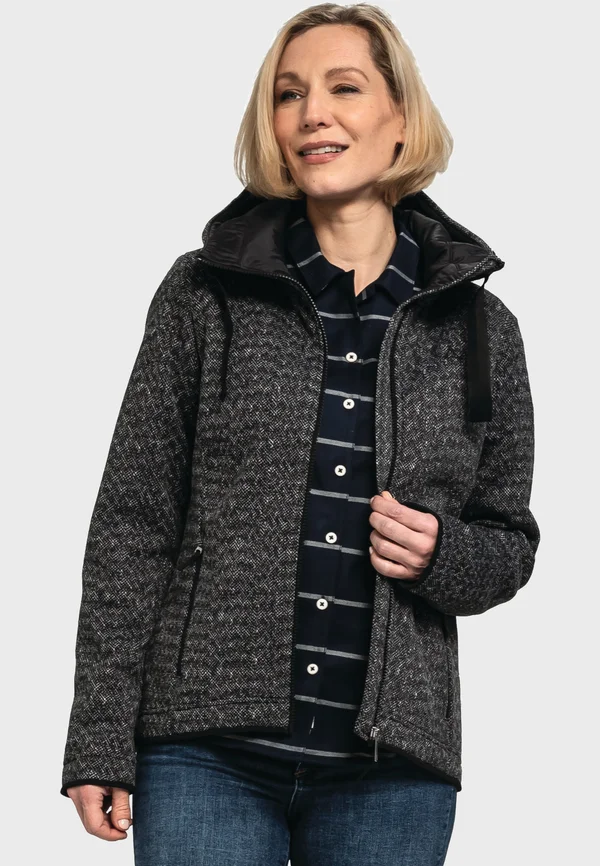 HOODY AURORA  - Fleecejacke - schwarz