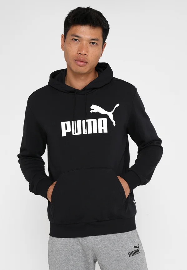 HOODY BIG LOGO - Kapuzenpullover - black