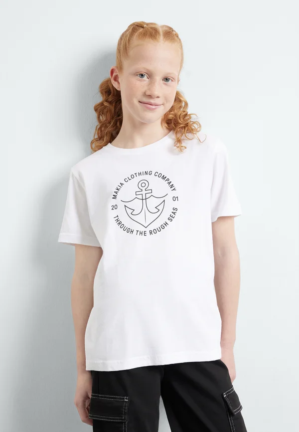 HOOK UNISEX - T-Shirt print - white