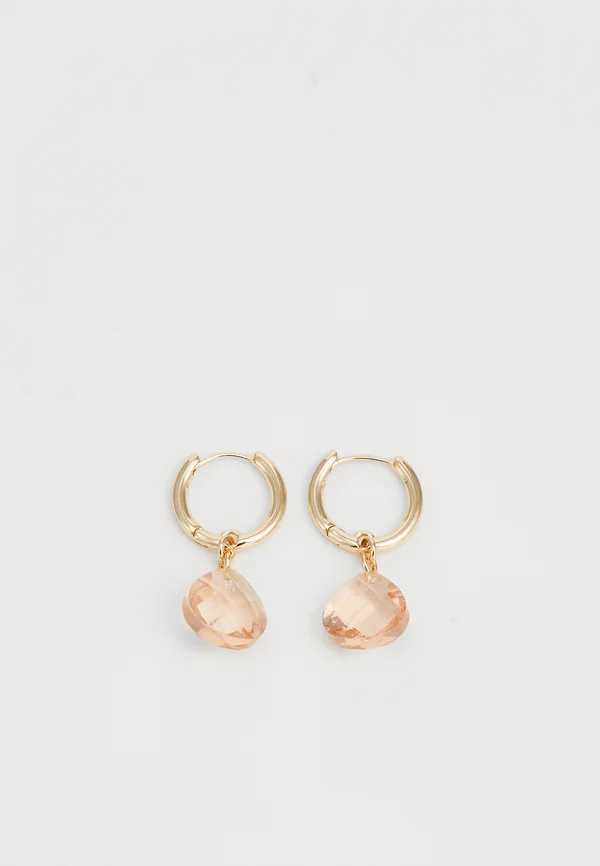 HOOP DROP - Ohrringe - gold-coloured/silk