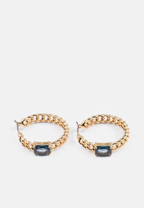 HOOP - Ohrringe - gold-coloured/denim