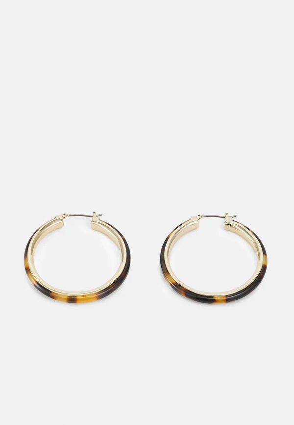 HOOP - Ohrringe - gold-coloured/tort