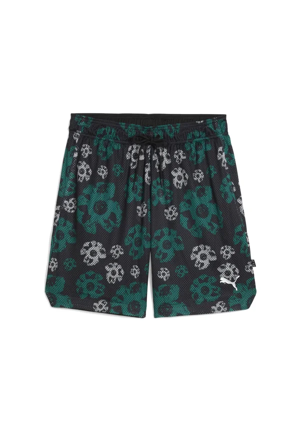 HOOPOCALYPSE REVERSIBLE 7  - Kurze Sporthose - puma black-aop