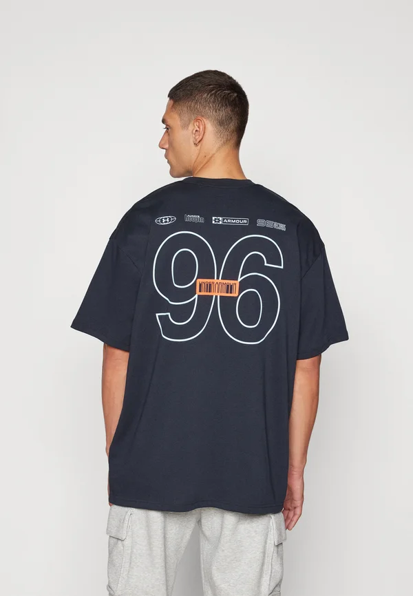 HOOPS MIX TAPE  - T-Shirt print - black/stream