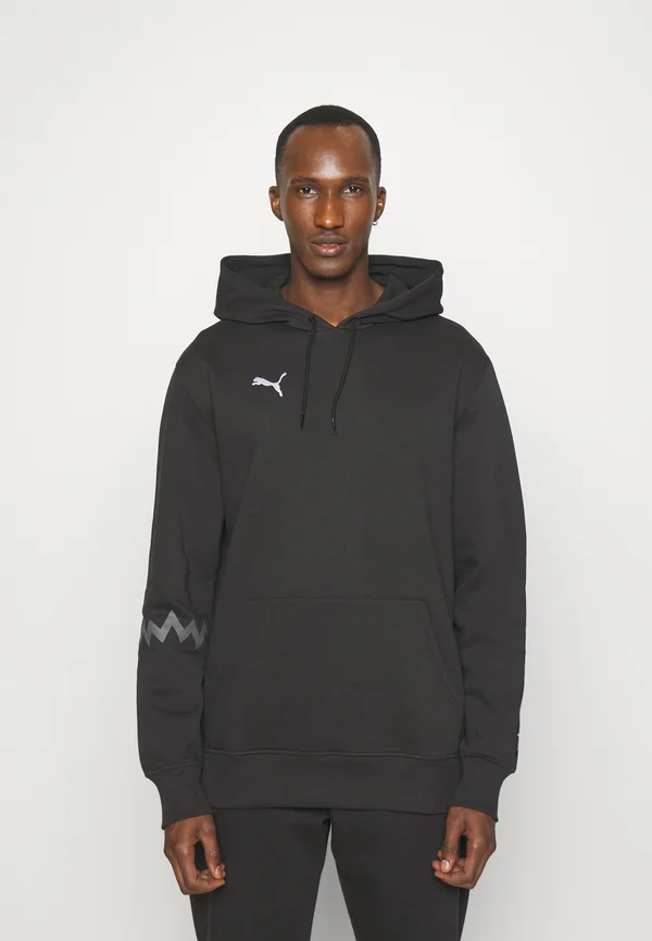 HOOPS TEAM HOODIE - Kapuzenpullover - puma black