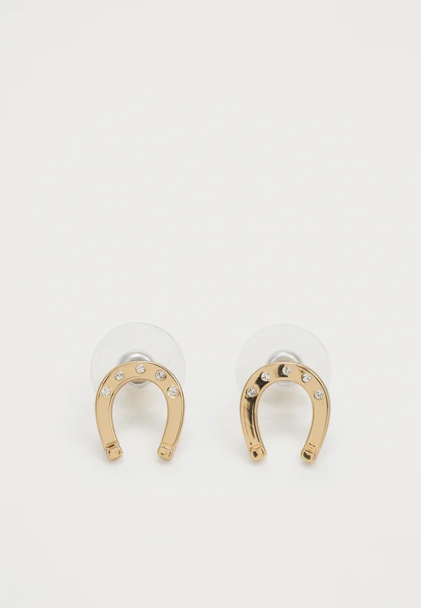 HORSESHOE STUD - Ohrringe - gold-coloured