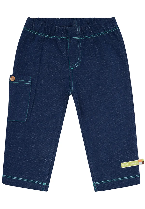 HOSE IN JEANS-OPTIK - Stoffhose - ultramarine