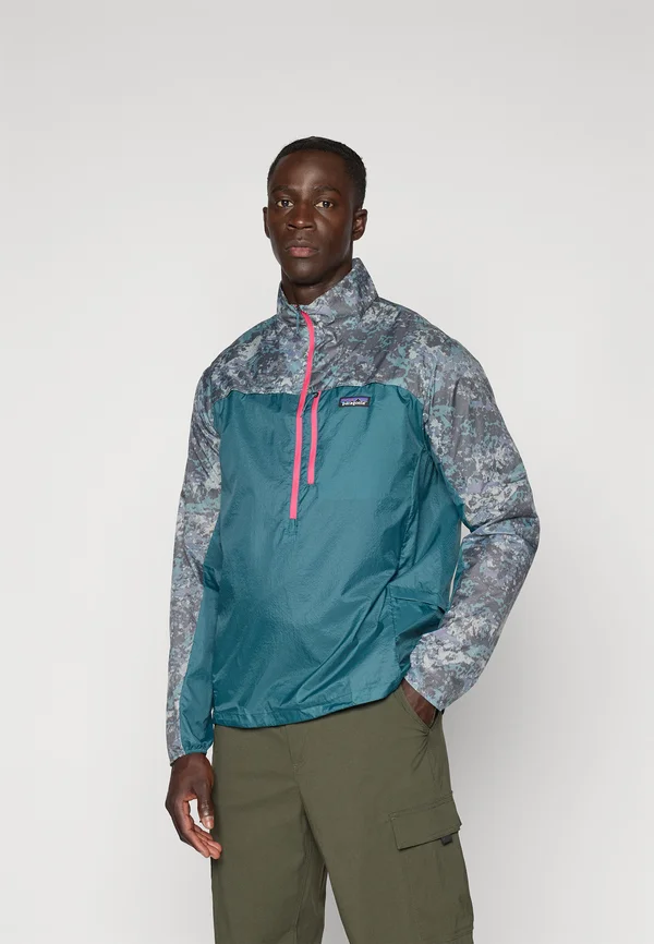 HOUDINI STASH 1/2 ZIP  - Windbreaker - wetland blue/thermal blue