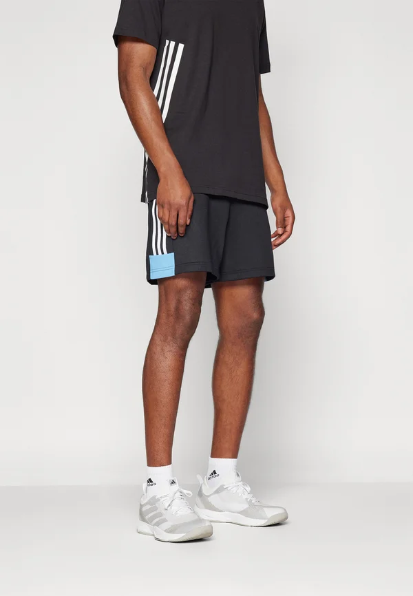 HOUSE OF TIRO NATIONS PACK - Kurze Sporthose - black/light blue/white