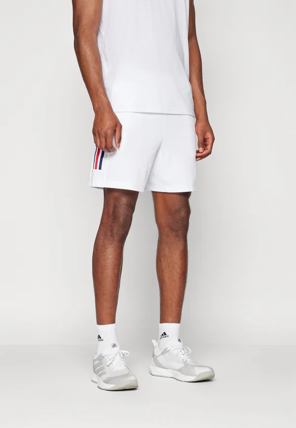 HOUSE OF TIRO NATIONS PACK - Kurze Sporthose - white/team navy blue/better scarlet