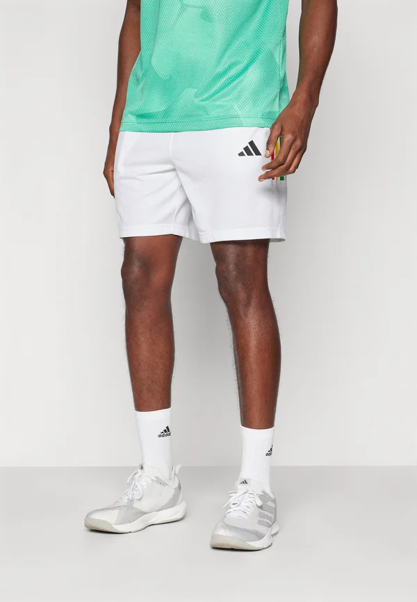 HOUSE OF TIRO NATIONS PACK SHORT - Kurze Sporthose - white/grey one/vivid red