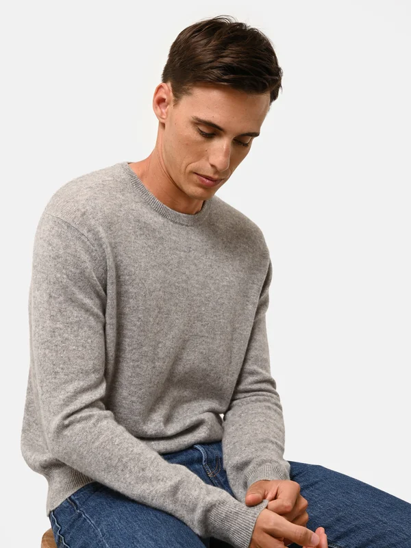 HOWARD - Strickpullover - nuage chiné