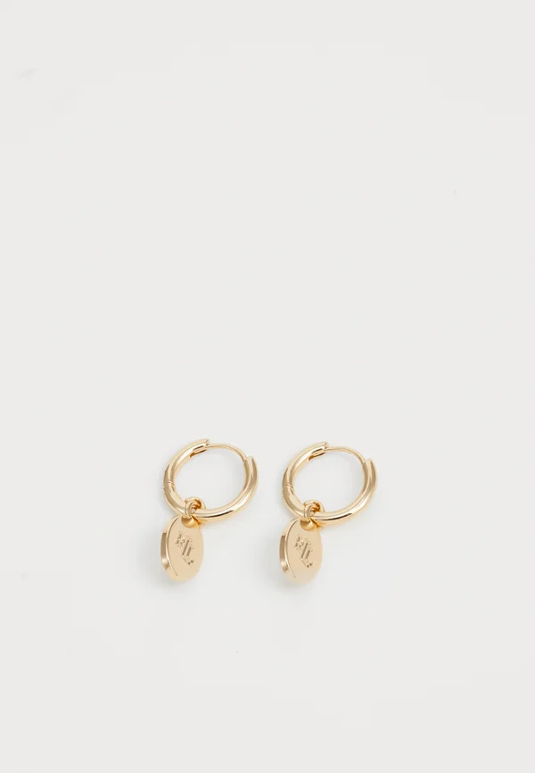 HUGGIE LOGO DROP  - Ohrringe - gold-coloured