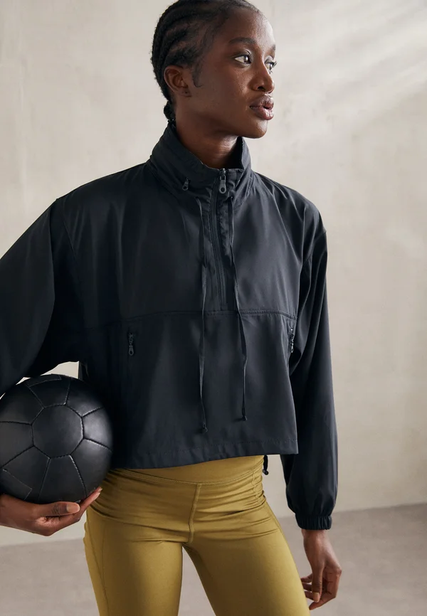 HUMMINGBIRD HALF ZIP - Windbreaker - black