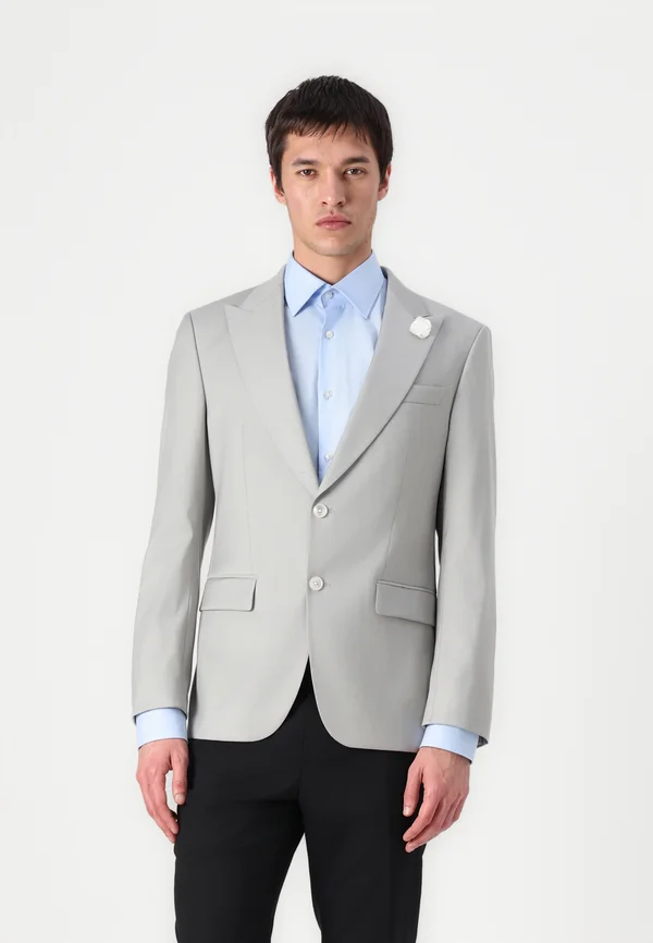 HUTSON PEAK - Sakko - open grey