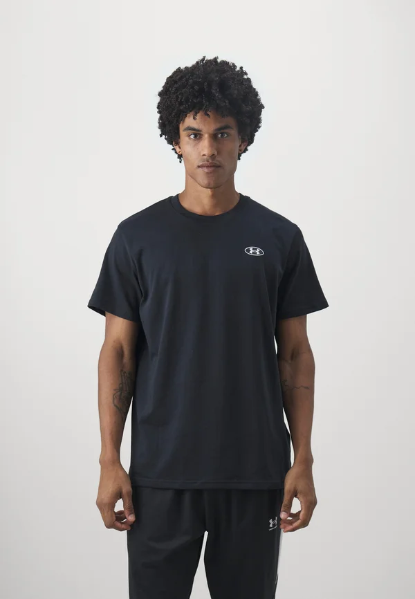 HW LC PATCH SS - T-Shirt basic - black/white