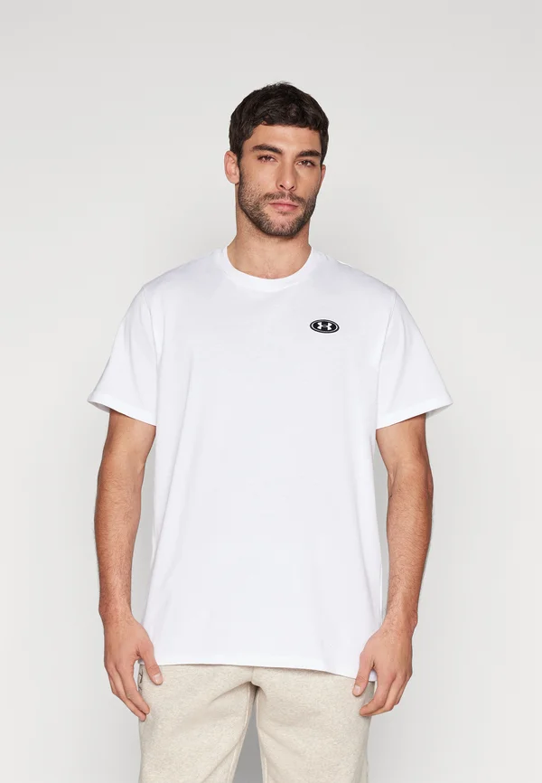 HW LC PATCH SS - T-Shirt basic - white/black