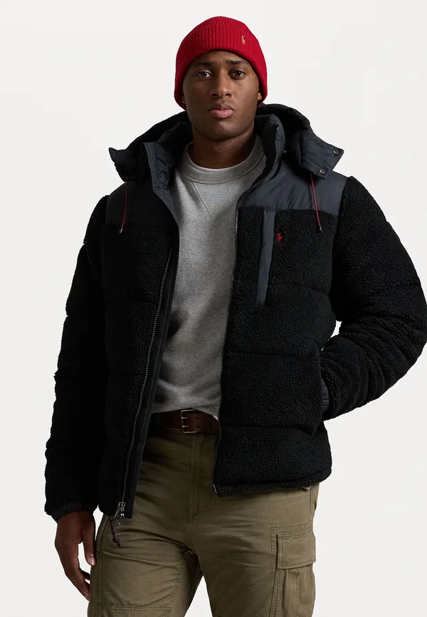 HYBRID DOWN JACKET - Daunenjacke - black