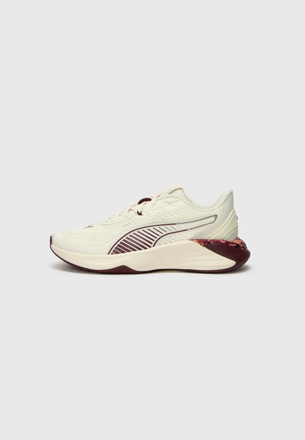 HYBRID FLORAL RIBBON - Trainingsschuh - off white/bordeaux