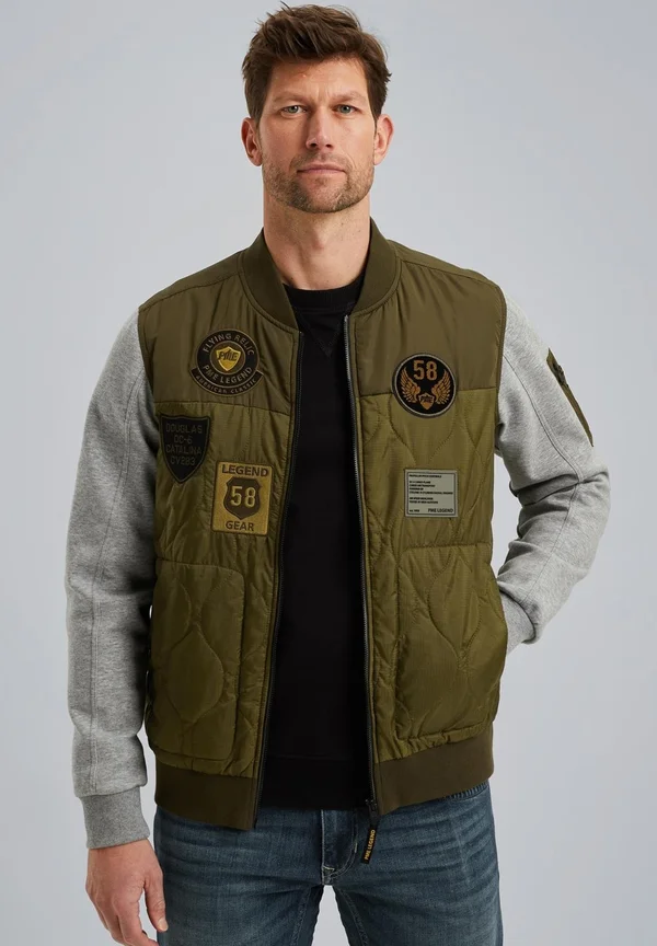 HYBRID JACKET - Bomberjacke - loden green