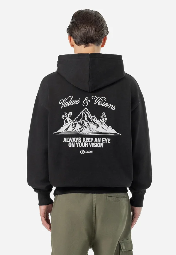 HYDE OVERSIZED  - Kapuzenpullover - washed black