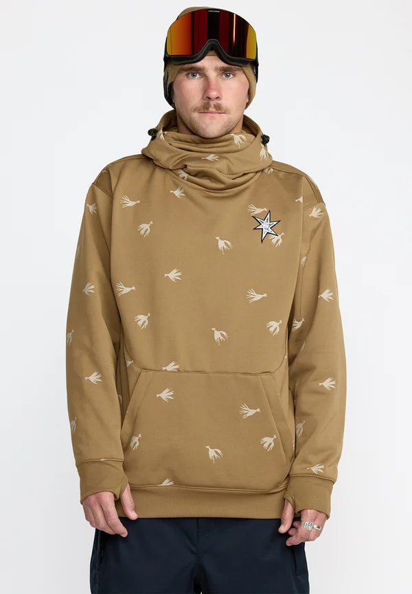 HYDRO RIDING - Kapuzenpullover - bronze