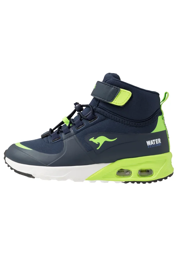 HYDRO UNISEX - Sneaker high - dark navy/lime