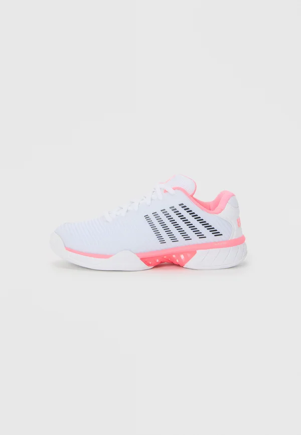 HYPERCOURT EXPRESS 2 - Multicourt Tennisschuh - white/neon pastel pink/black