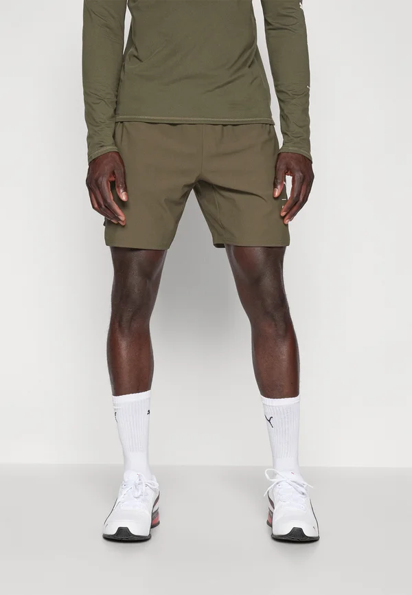 HYROX FUSE STRETCH SHORT - Kurze Sporthose - dark olive