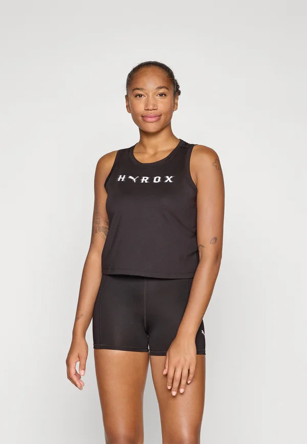 HYROX THERMOADAPT CROP TANK - Top - black